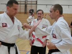 Hans-D.Rauscher kontrolliert Haito-Uke gegen Tate-Tsuki
